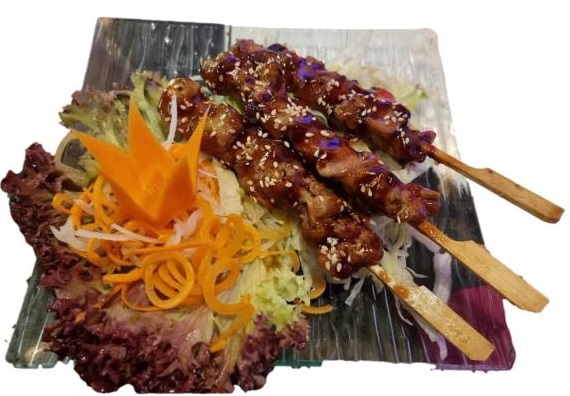 Yakitori Spieße  (4 Stück)
