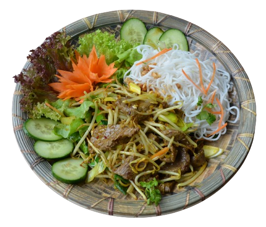 Bún bò xào (leicht scharf)